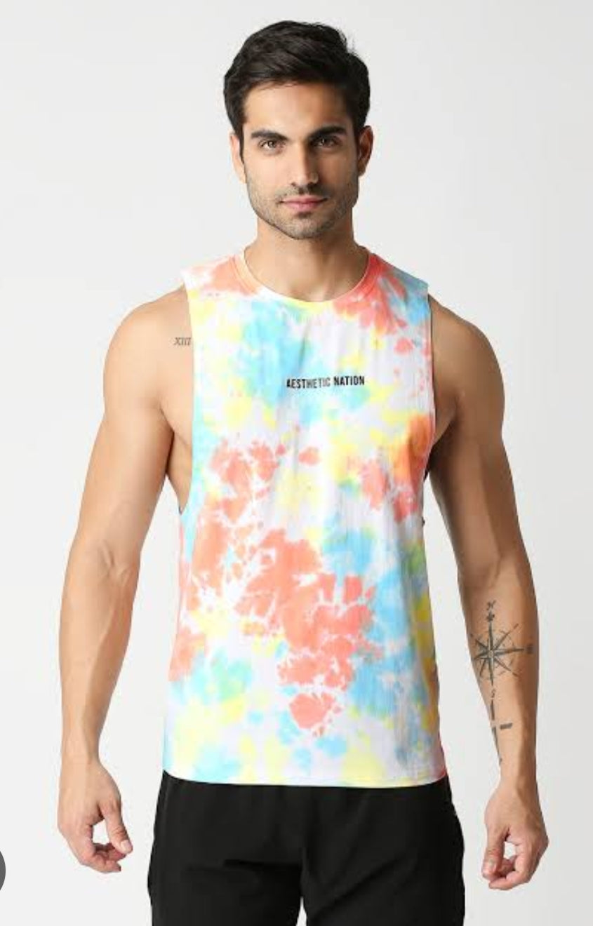 White colour men gym t shirt