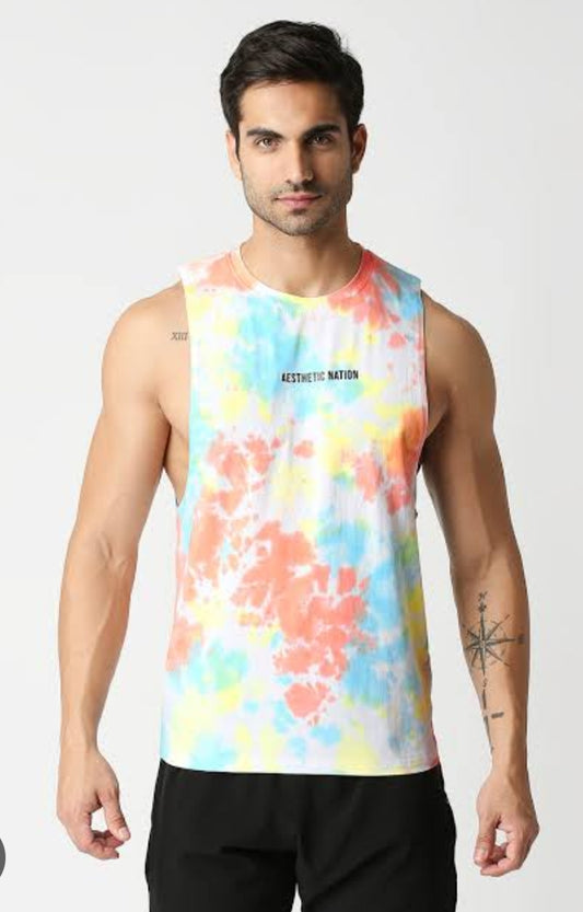 White colour men gym t shirt